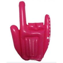 La mano inflable modificada para requisitos particulares profesional del PVC, juega las manos inflables de la palmada, apoyos inflables de la alegría